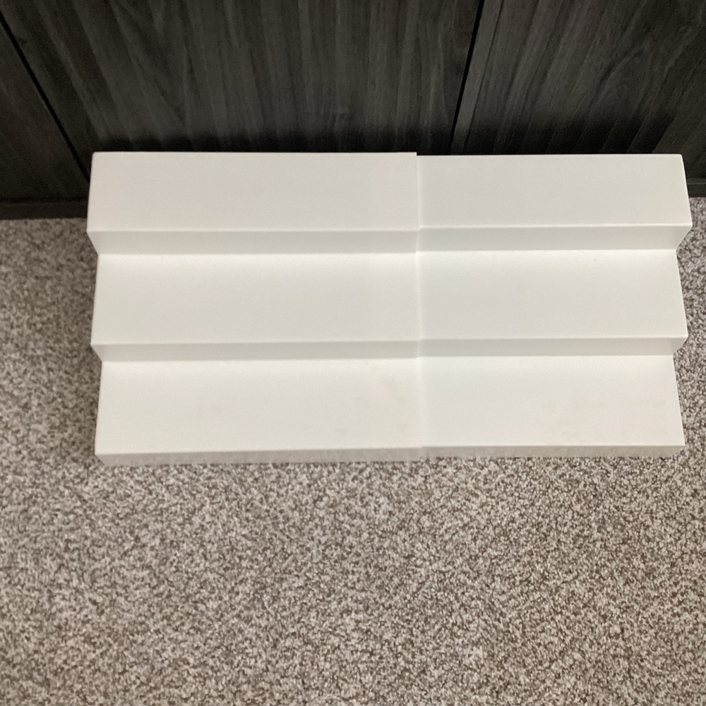 Pantry organization expandable shelving, 3 tiers. Expand from 14-25”s.